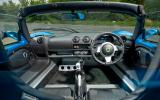 Cabin looks dated and, more seriously, well adrift in quality, fit and finish standards Lotus Elise dashboard