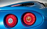 Tail-lights contain an attractive circular pattern of LEDs Lotus Elise rear lights