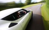 Crossover feature between the side glass and rear screen is a visual trick to hide the cabin height Lotus Evora rear