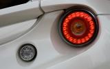 Smaller secondary rear lights are the reversing and fog lights Lotus Evora rear lights