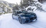 `maserati Ghibli 334 Ultima  eview 2023 21 tracking on snow `maserati Ghibli 334 Ultima  eview 2023 21 tracking on snow
