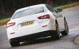 Maserati Ghibli rear cornering