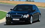 Maybach 57 cornering