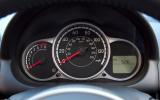 The instrumentation is very clear to read Mazda 2