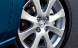 Most models feature alloy wheels in either 15 or 16-inch diameters Mazda 2