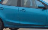 Two swage lines give the Mazda 2 character in side profile Mazda 2