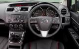 Buttons operate with efficiency and ease, it’s just short on class Mazda 5 dashboard