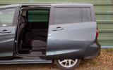 Sliding doors require a lot of near-flat metal around the back of the car Mazda 5 sliding doors