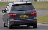 Most 5 owners, should they find their car’s limit, will discover it by accident rather than design Mazda 5 rear cornering