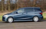 On the road, in-gear progress doesn’t feel as lethargic as the figures suggest Mazda 5 side profile
