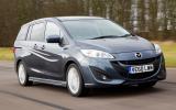 The six-speed ’box is slick and all three pedals deftly weighted Mazda 5 front quarter