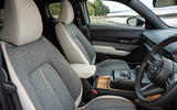Mazda MX30 R EV review 2023 interior front seats