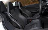 McLaren 12C Spider sport seats