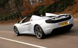 McLaren 12C Spider rear profile