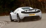 McLaren 12C Spider rear cornering