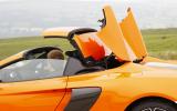 McLaren 650S folding metal roof