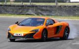 McLaren 650S Spider hard cornering