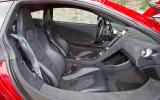 McLaren 12C front sport seats