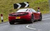 McLaren 12C rear cornering