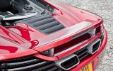 McLaren 12C movable rear wing