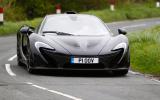 McLaren P1 cornering