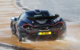 McLaren P1 hard rear cornering