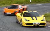 Supercar shootout - Ferrari 458 Speciale versus McLaren 650S