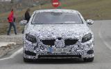 no title New Mercedes S-class coupe spied testing