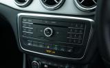 The infotainment controls in the CLA Shooting Brake Sport