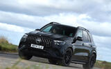 Merc GLE 53 AMG Turbo Hybrid 2025 Review front corner 8210