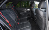 Merc GLE 53 AMG Turbo Hybrid 2025 Review rear cabin 8185