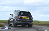 Merc GLE 53 AMG Turbo Hybrid 2025 Review rear corner 8212