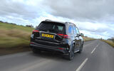 Merc GLE 53 AMG Turbo Hybrid 2025 Review rear tracking 8207