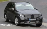 Facelifted Mercedes M-class spotted at the Nürburgring