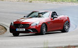 Mercedes-AMG SLC 43 drifting