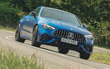 Mercedes AMG CLE 53 review 2025 001 front cornering