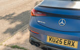 Mercedes AMG CLE 53 review 2025 008 boot and badge