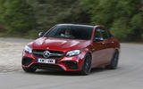 Mercedes-AMG E 63 cornering hard