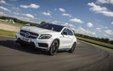 Mercedes-AMG GLA 45 cornering