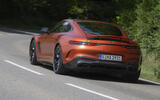 Mercedes AMG GT63 S E Performance 2024 review rear cornering Mercedes AMG GT63 S E Performance 2024 review rear cornering
