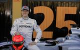 Mercedes W01 F1 car revealed