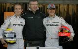 Mercedes W01 F1 car revealed
