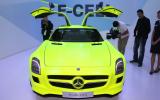 no title Frankfurt: Mercedes SLS AMG E-Cell
