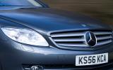 The CL is a big car - it's over five metres long Mercedes-Benz CL front grille