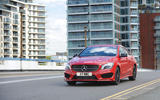 Mercedes-Benz CLA cornering