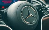 Mercedes Benz E450d Estate 2025 Review steering wheel boss 26