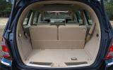 Push a button to fold the seats. Easy Mercedes-Benz GL boot space