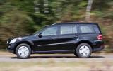 Two engines are available - one petrol, one diesel. The V6 turbodiesel 350 CDI is the best  Mercedes-Benz GL side profile