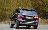 Mercedes-Benz M-Class rear cornering
