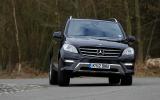 Mercedes-Benz M-Class cornering